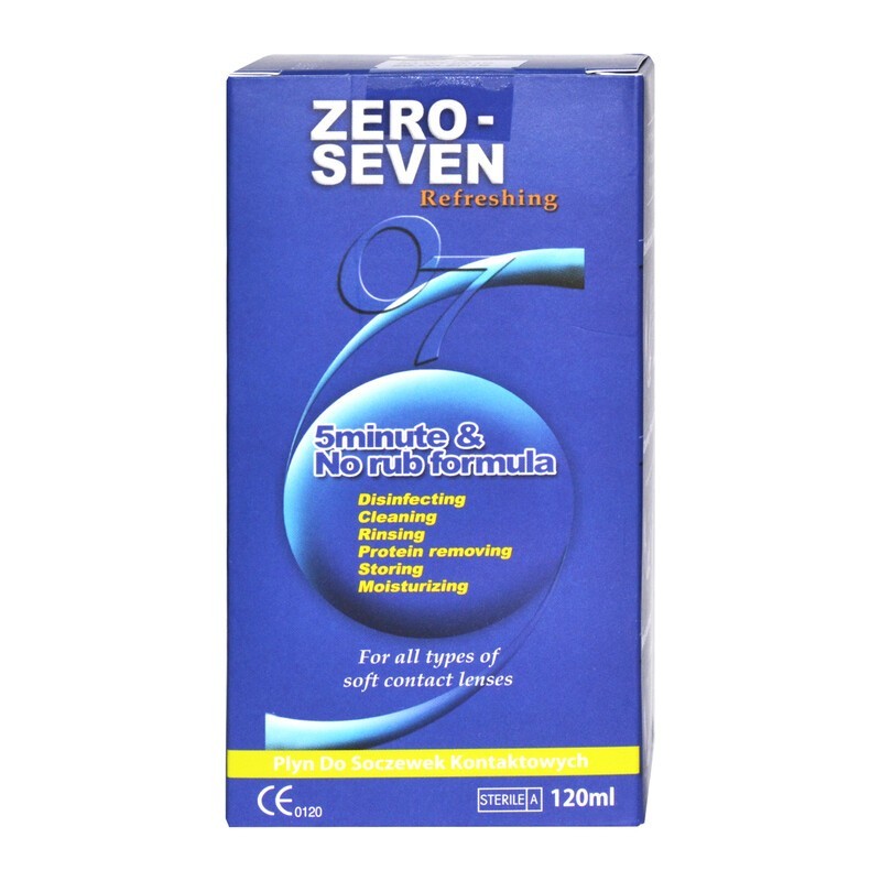 Płyn do soczewek Zero Seven Refreshing 120 ml