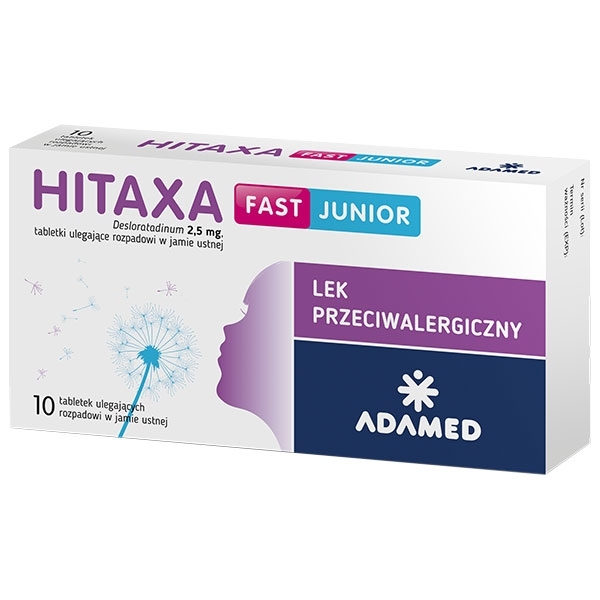 Hitaxa Fast Junior 2,5mg x10 tabletek rozpuszczalnych w jamie ustnej