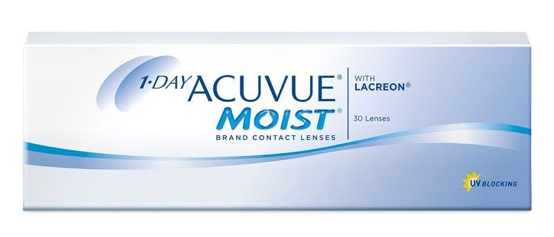 ACUVUE 1-DAY MOIST MOC:-1.00, BC 8,5, 30SZT.