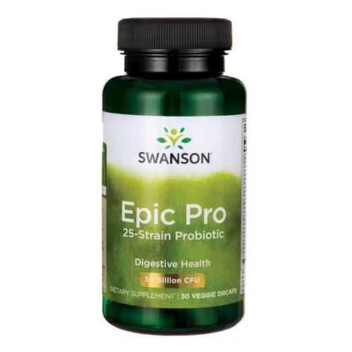 SWANSON Epic Pro 25 Strain Probiotic DR 30 wegetariańskich kapsułek