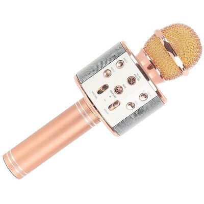 XREC Mikrofon Xrec Mikrofon Karaoke Głośnik Bluetooth Ws858 Różowy SB4988