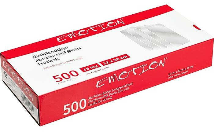 Efalock Coloring Wraps papierki 11x24cm, koloryzacja
