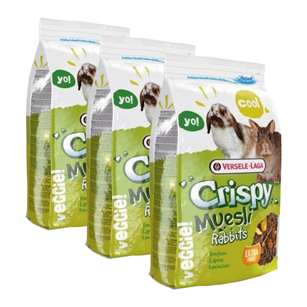 Versele-Laga Crispy Muesli Rabbits 3x1 kg 51529-uniw