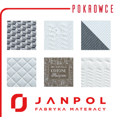 Janpol Pokrowiec na materac - , Rozmiar - 80x200 cm, Pokrowiec - Smart