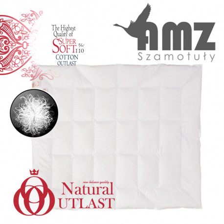 Kołdra całoroczna NATURAL OUTLAST 100% PUCH - AMZ, Rozmiar - 220x240 cm (Rozmiar niestandardowy 