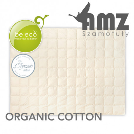 Kołdra letnia ORGANIC COTTON PUCH GĘSI 90% AMZ 155x200
