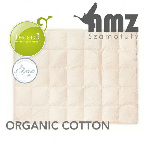 Kołdra całoroczna ORGANIC COTTON PUCH GĘSI 90% AMZ 135x200