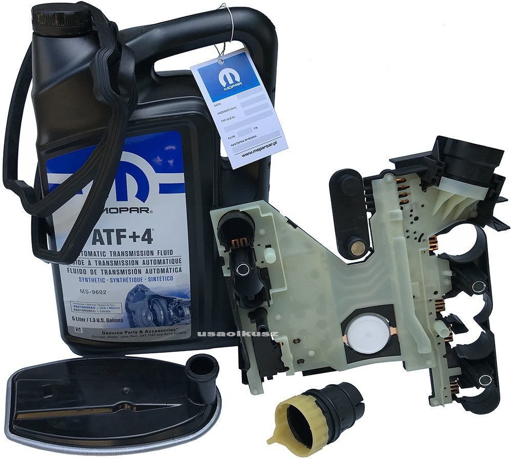Filtr olej MOPAR ATF+4 sterownik skrzyni biegów NAG1 5WA580 Jeep Grand Cherokee