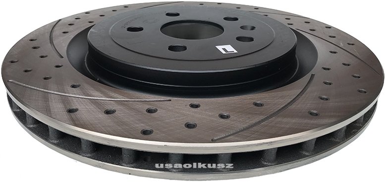 Tylna WIERCONA NACINANA tarcza hamulcowa 365mm Chevrolet Camaro 6,2 V8 2010-