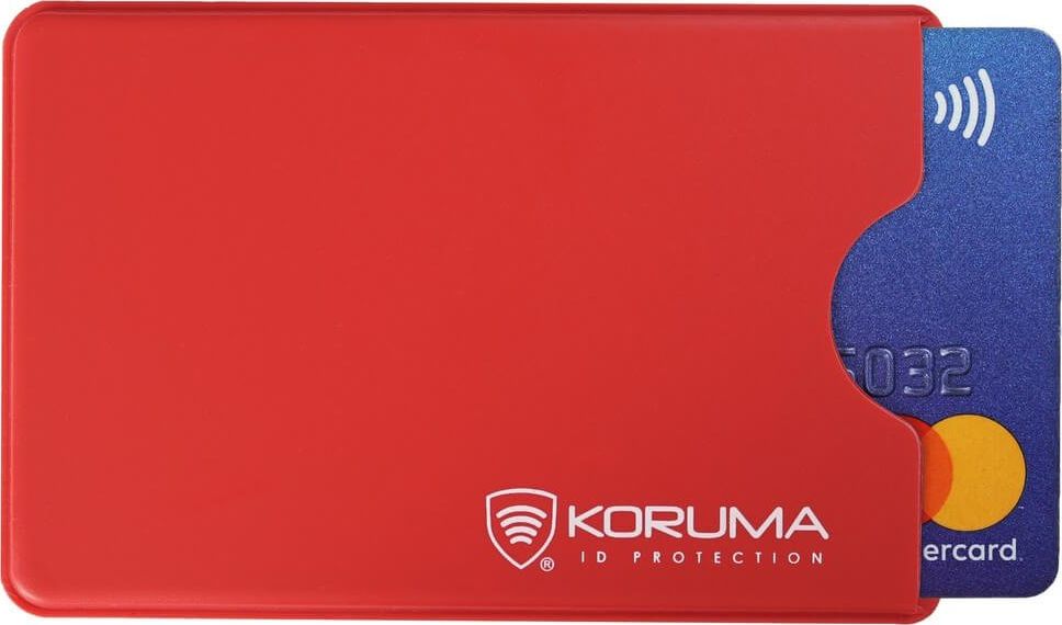 KORUMA Plastikowe etui antykradzieżowe RFID czerwony - KUK-69VR Koruma Uniwersalny