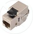 Solarix Keystone CAT6 STP RJ45 czarny samogwintująca SXKJ-6-STP-BK-SA SXKJ6STPBKSA
