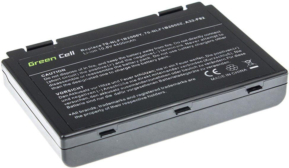 Bateria Green Cell A32-F52 A32-F82 Asus K50 K50AB K50C K50i K50IJ K50iN K70 K70IJ AS01