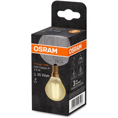 Osram Żarówka LED Vintage 1906 Classic P 4W E14 1906LEDCP35 4W