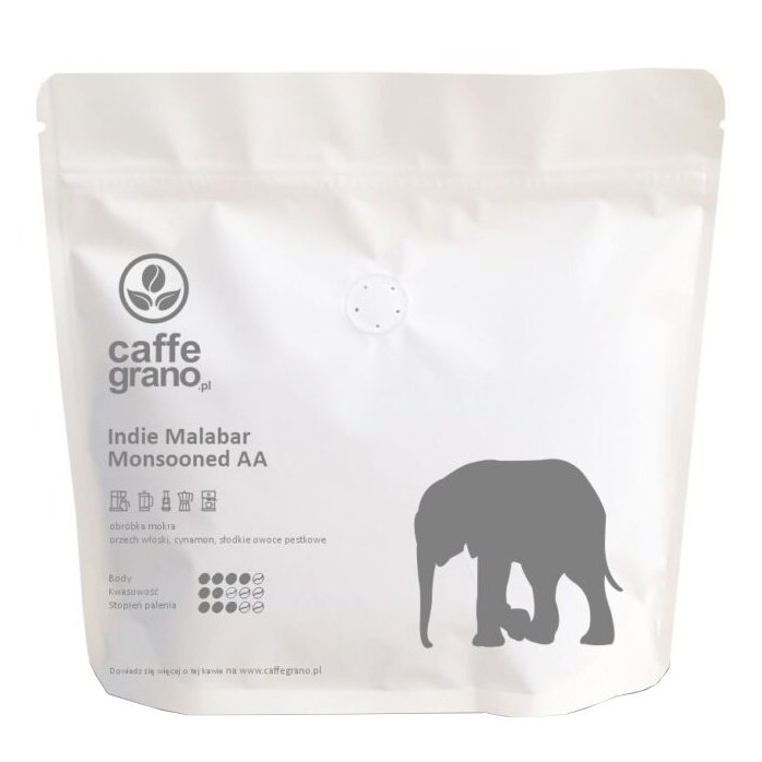 CAFFE GRANO Kawa ziarnista Caffe Grano India Malabar Monsooned AA 250g 7227-uniw