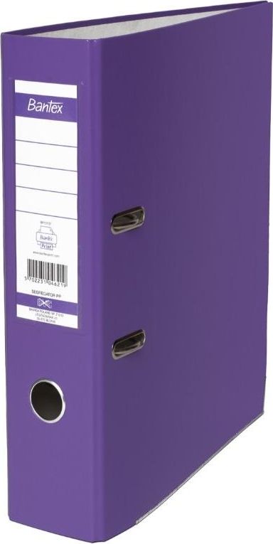 Segregator Bantex XXL dźwigniowy A4 80mm fioletowy 371849