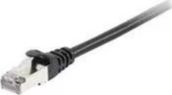 Equip Patchcord Cat 6a, SFTP, 0.25m, czarny 606101
