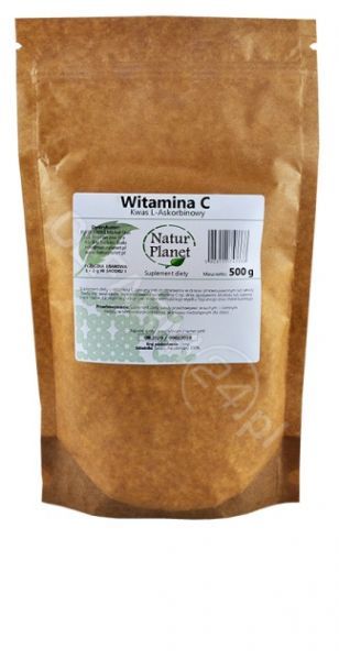 Natur Planet Witamina C (Kwas L-Askorbinowy) 500 g