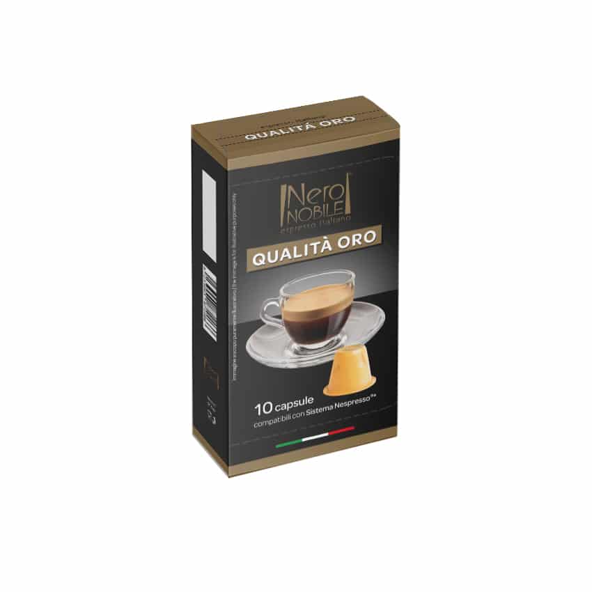 Qualita Oro NeroNobile kapsułki do Nespresso - 10 kapsułek
