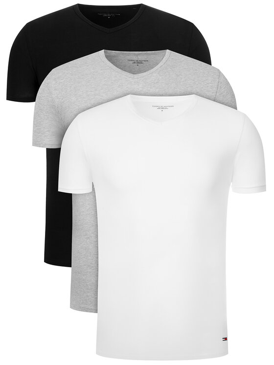 Tommy Hilfiger Komplet 3 t-shirtów Vn Tee 3 Pack Premium Essentialis 2S87903767 Kolorowy Regular Fit