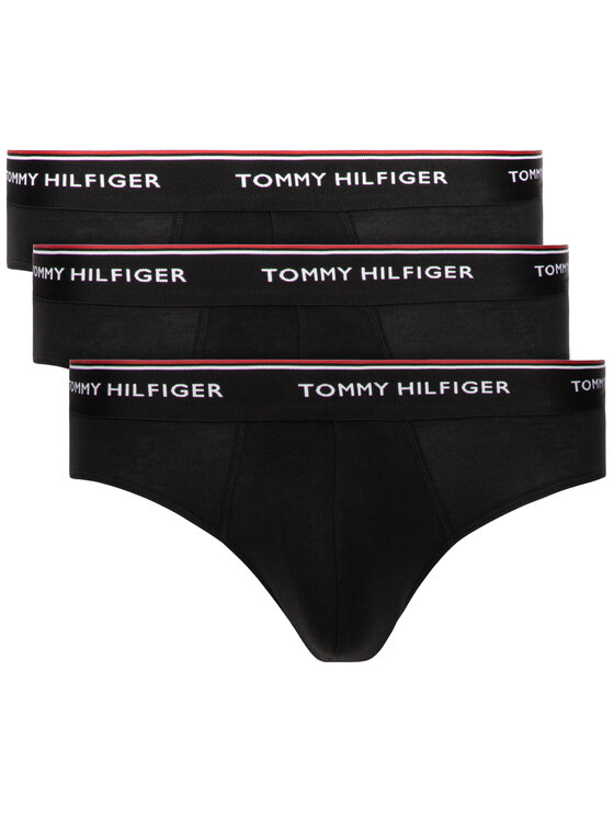 Tommy Hilfiger Komplet 3 par slipów 3p Brief 1U87903766 Czarny