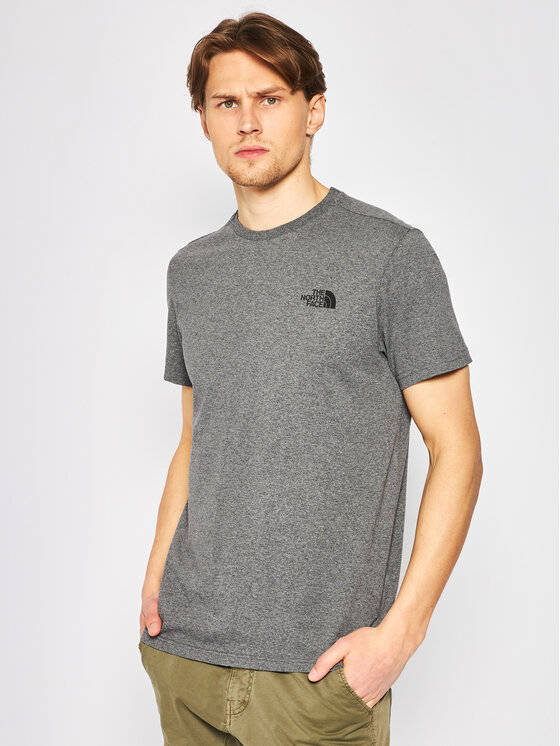 The North Face T-Shirt Simple Dome Tee NF0A2TX5JBV1 Szary Regular Fit