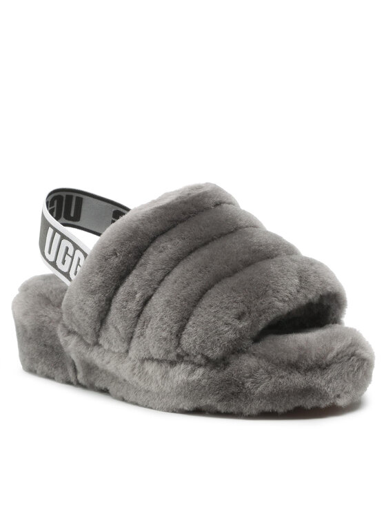 Ugg Australia Kapcie W Fluff Yeah Slide 1095119 Szary