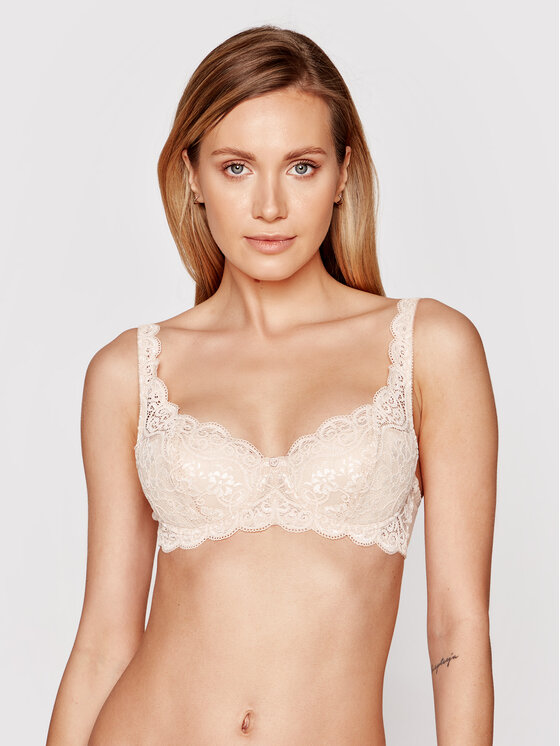 Triumph Biustonosz z fiszbiną Amourette 10166798 Beżowy