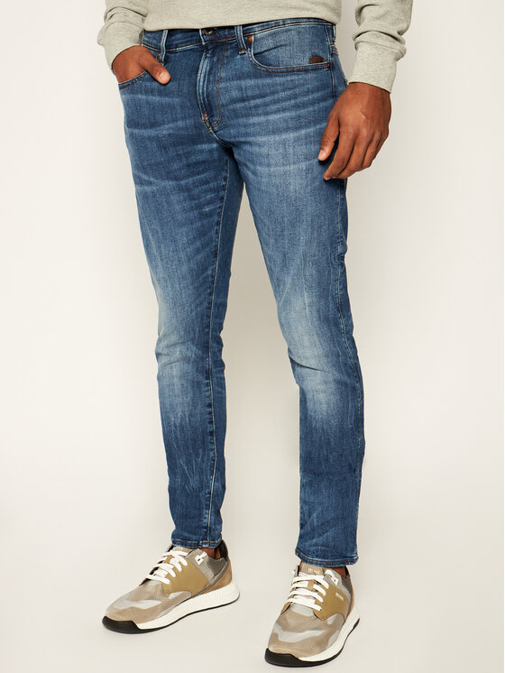 G-Star Raw Jeansy Skinny Fit 51010-8968-6028 Granatowy Skinny Fit