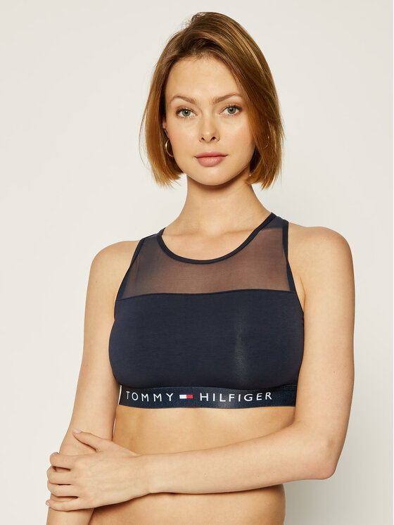 Tommy Hilfiger Biustonosz top UW0UW00012 Granatowy