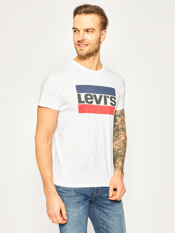 Levi's T-Shirt Sportswear Logo Graphic 39636-0000 Biały Regular Fit