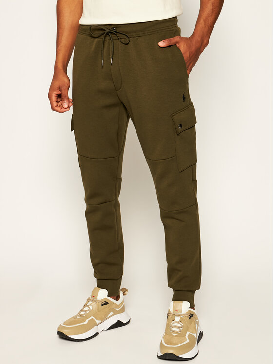 Polo Ralph Lauren Spodnie dresowe Classics 710730495006 Zielony Regular Fit