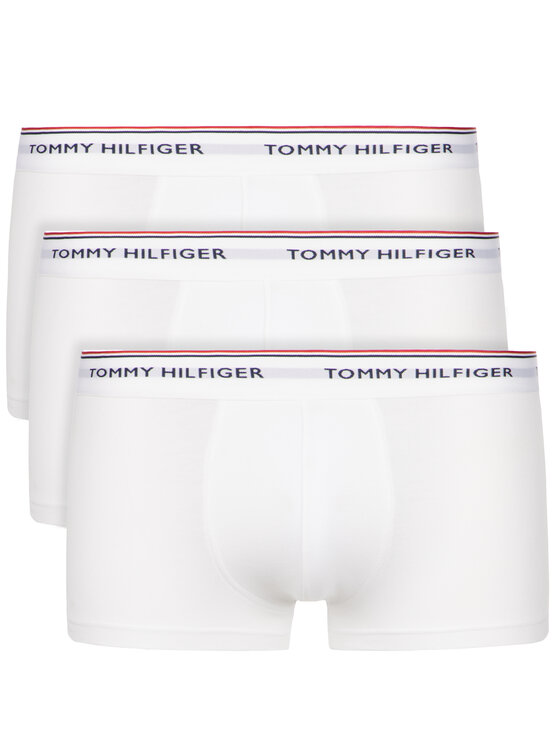 Tommy Hilfiger Komplet 3 par bokserek 3P Lr Trunk 1U87903841 Biały