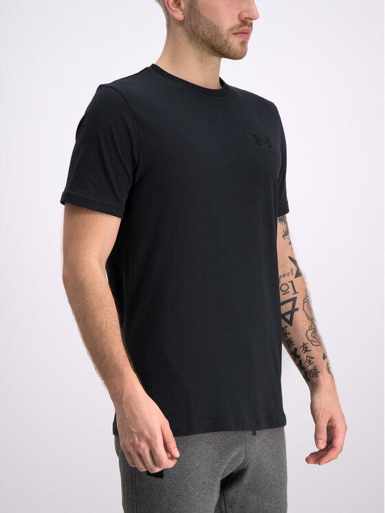 Under Armour T-Shirt 1326799 Czarny Loose Fit