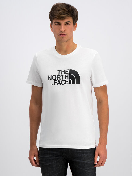 The North Face T-Shirt Easy NF0A2TX3FN4 Biały Regular Fit