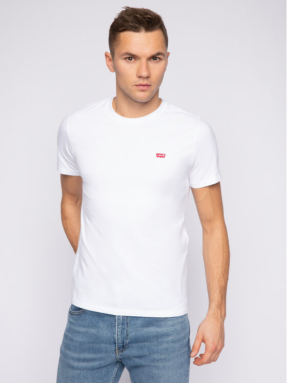 Levi's T-Shirt Original Hm Tee 56605-0000 Biały Regular Fit