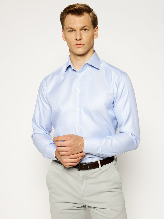 Eton Koszula 316979511 Niebieski Slim Fit