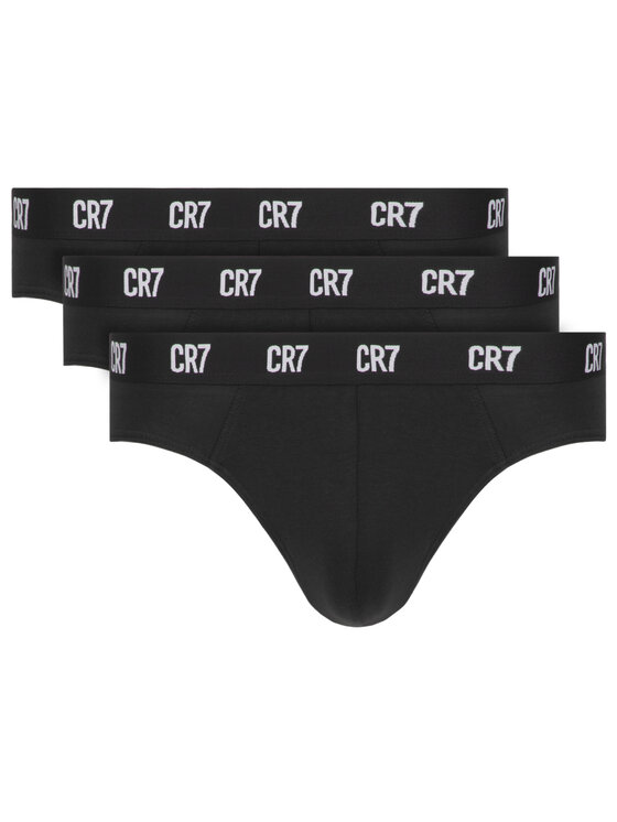 Cristiano Ronaldo CR7 Komplet 3 par slipów Main Basic Brief 3-Pack 8100-66-900 Czarny