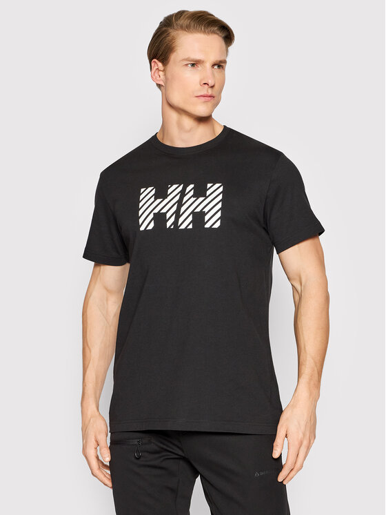 Helly Hansen T-Shirt Active 53428 Czarny Regular Fit