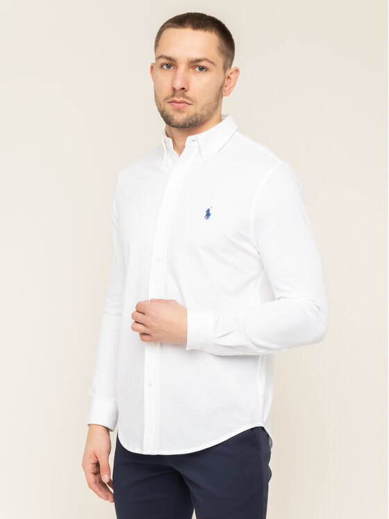 Ralph Lauren Polo Koszula 710654408003 Biały Regular Fit