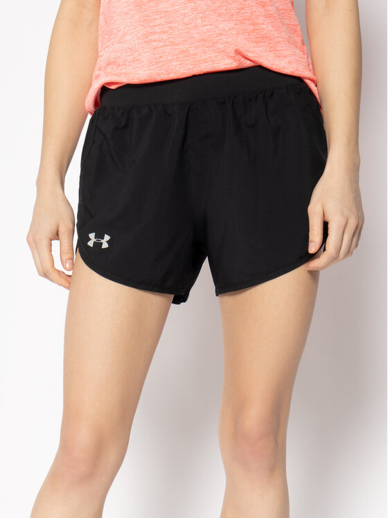 Under Armour Szorty sportowe Fly By 2.0 1350196 Czarny Loose Fit