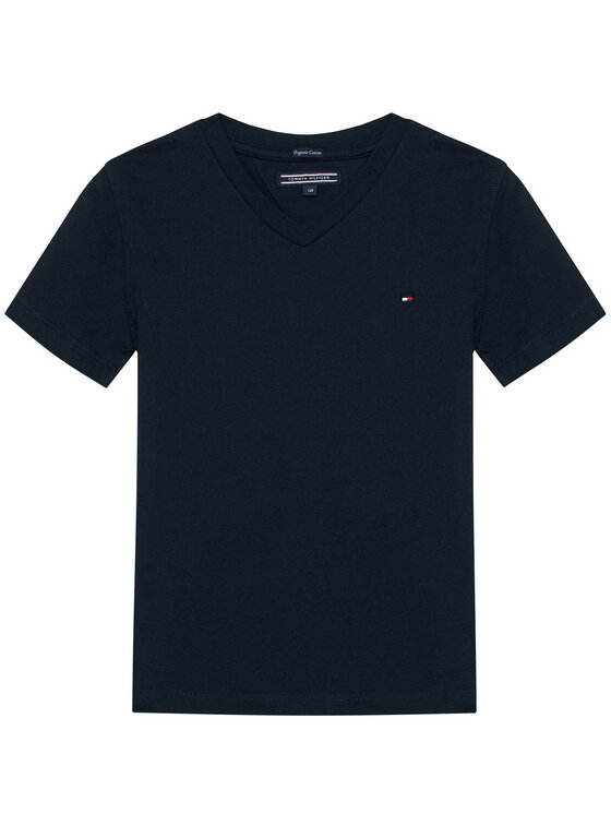 Tommy Hilfiger T-Shirt KB0KB04142 Granatowy Regular Fit