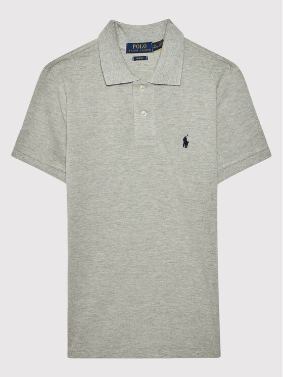 Ralph Lauren Polo Polo 323547926 Szary Slim Fit