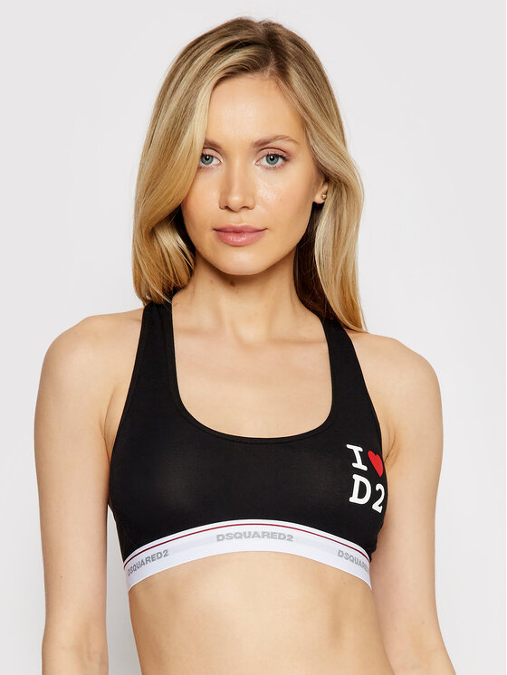 Dsquared2 Underwear Biustonosz top D8RG22930 Czarny