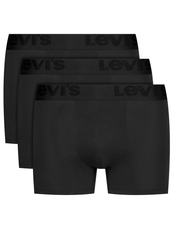 Levi's Komplet 3 par bokserek 905045001 Czarny