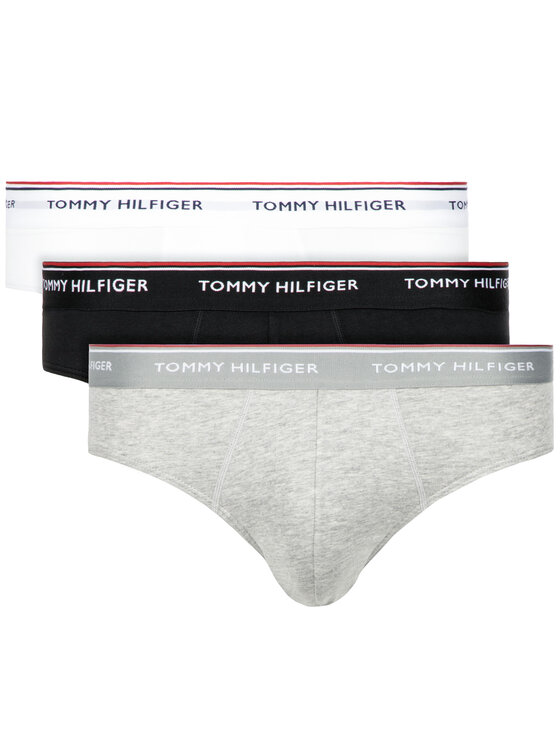 Tommy Hilfiger Komplet 3 par slipów 1U87903766 Kolorowy Regular Fit