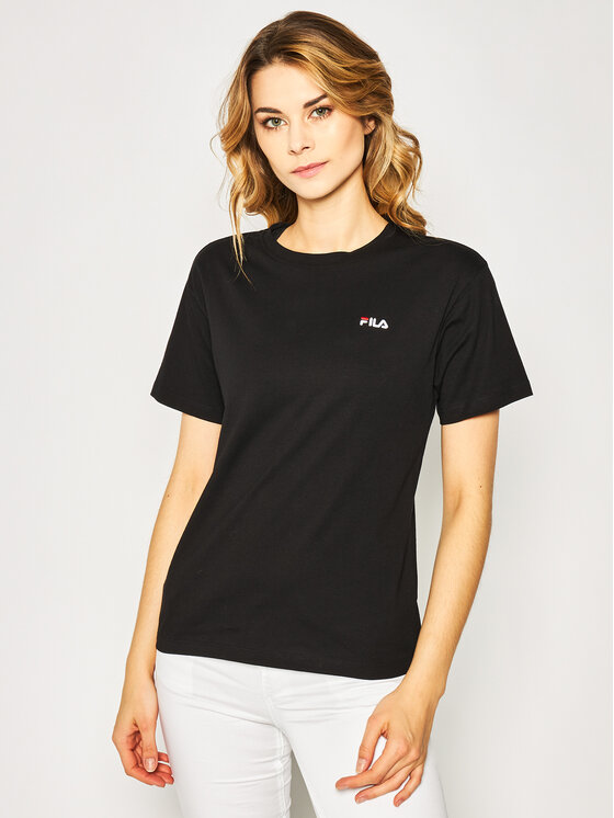 Fila T-Shirt Eara 687469 Czarny Regular Fit