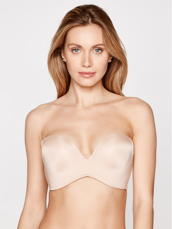 Wonderbra Biustonosz bardotka WB00032D Beżowy
