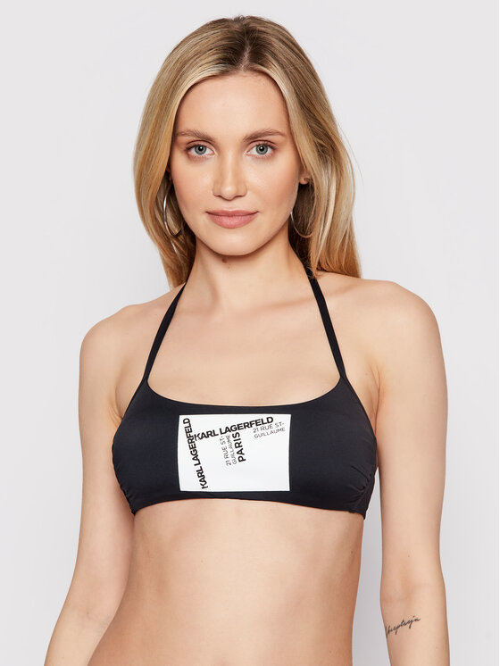 KARL LAGERFELD Góra od bikini KL20WTP23 Czarny