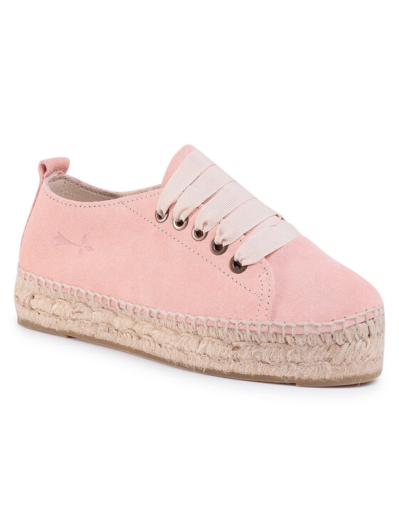 Manebi Espadryle Sneakers D W 1.4 E0 Różowy