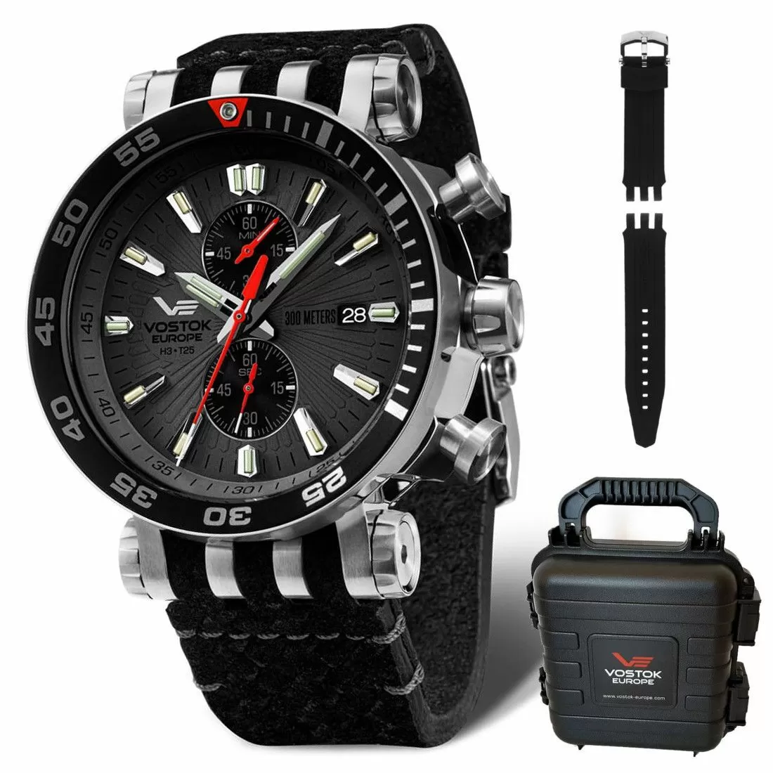 Vostok Europe VK61-575A588 Energia Chrono Line